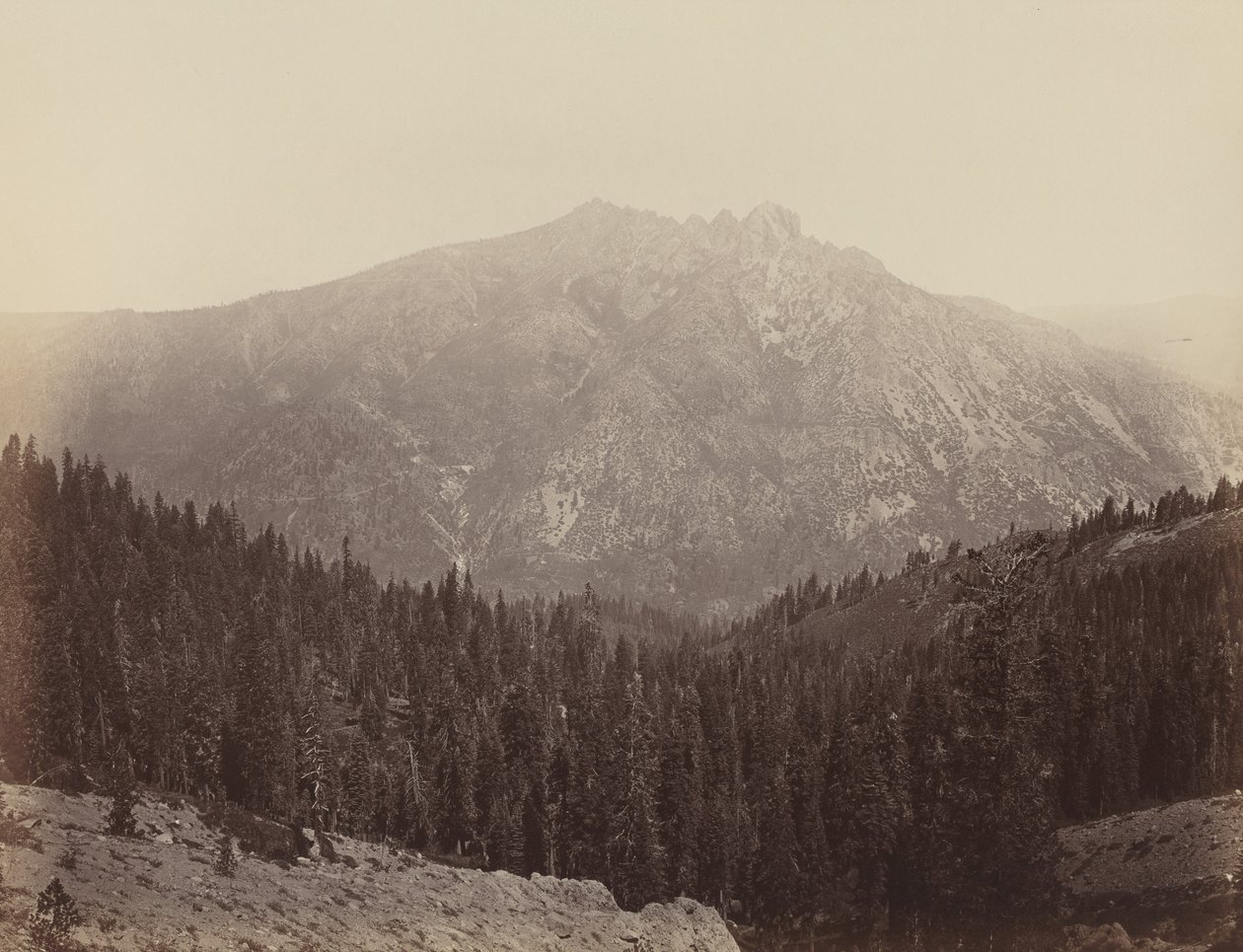 Downeville Butte by Carleton E. Watkins