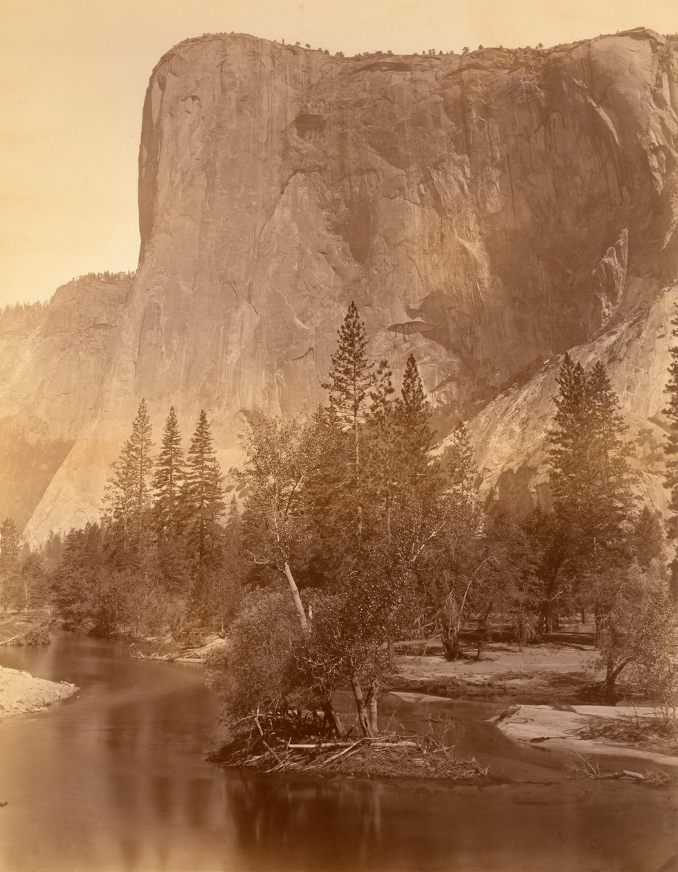 El Capitan by Carleton E. Watkins