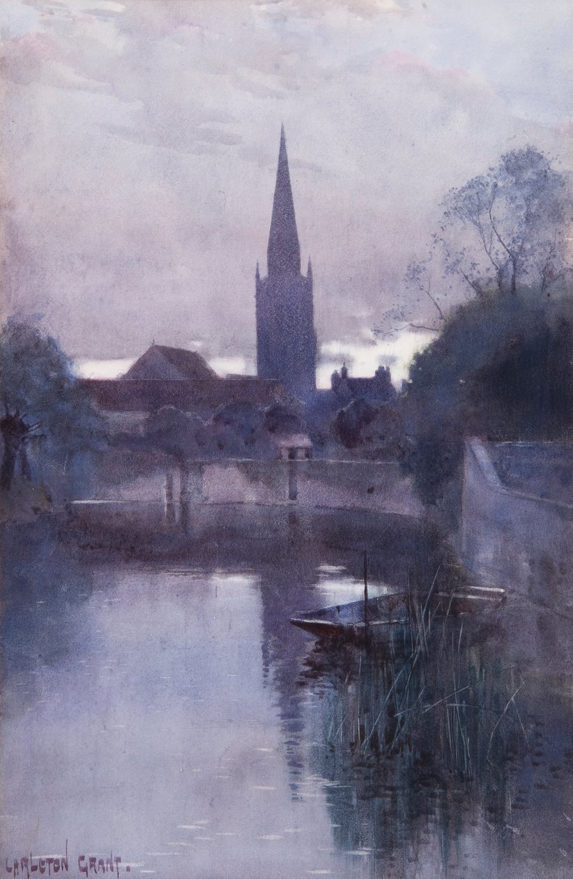 Salisbury at Dusk by Carleton Grant