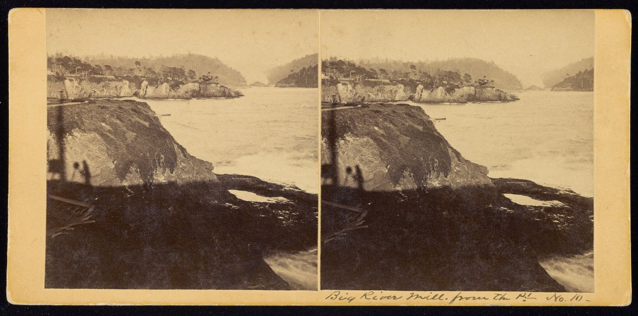 Big River Mill from the Pt by Carleton Watkins