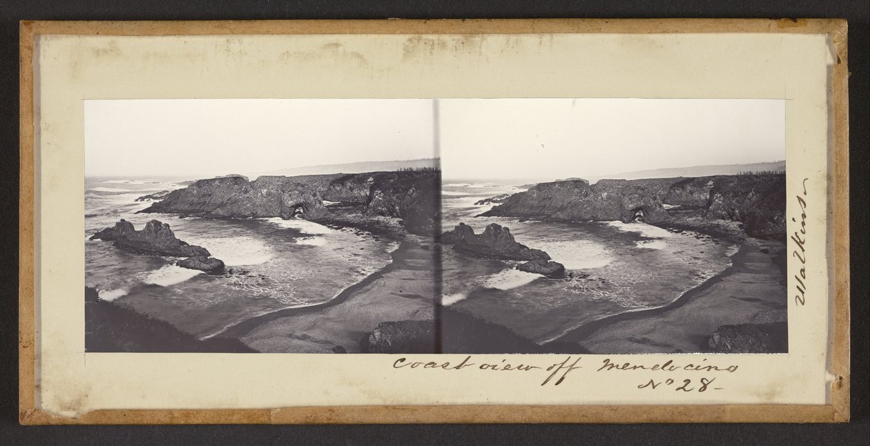 Coast View off Mendocino by Carleton Watkins