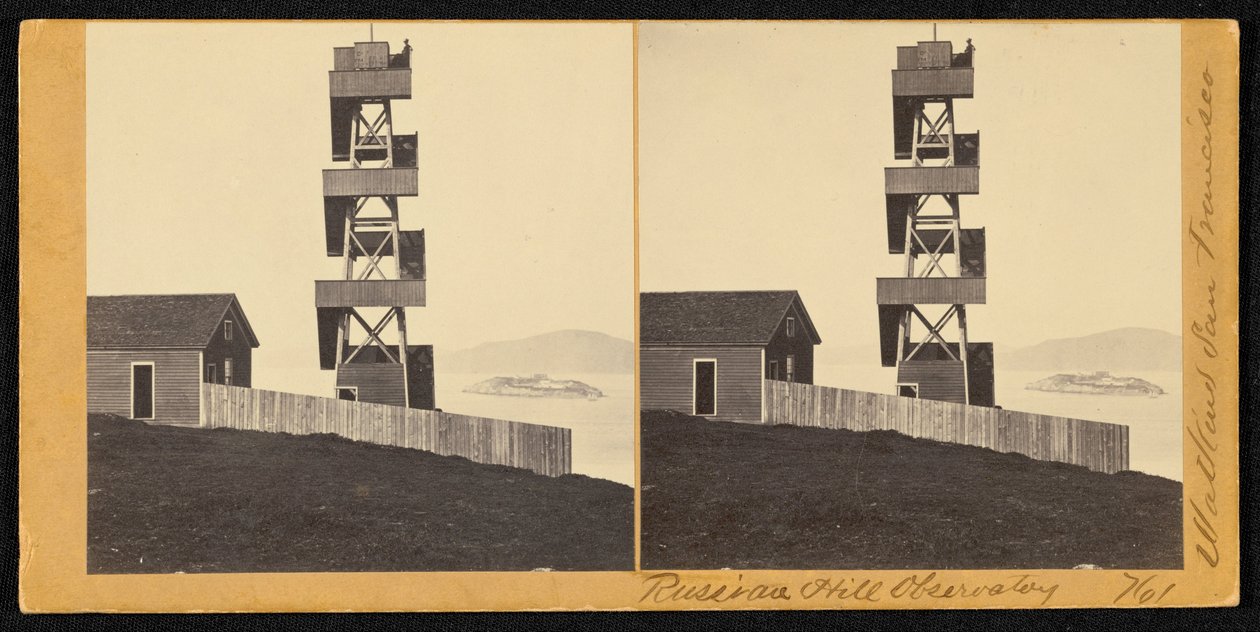 Russian Hill Observatory by Carleton Watkins