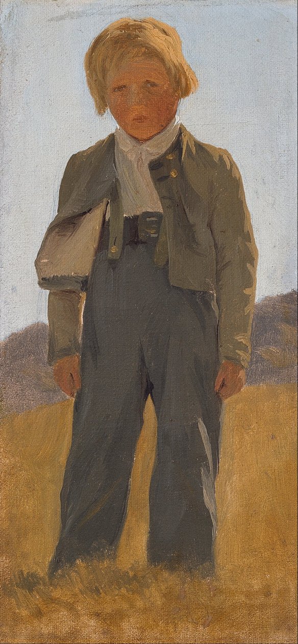 Shepherd boy (Study) by Carlo Dalgas