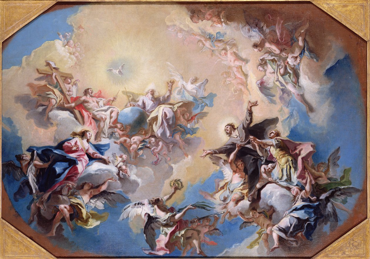 The Glorification of St. Felix and St. Adauctus by Carlo Innocenzo Carlone