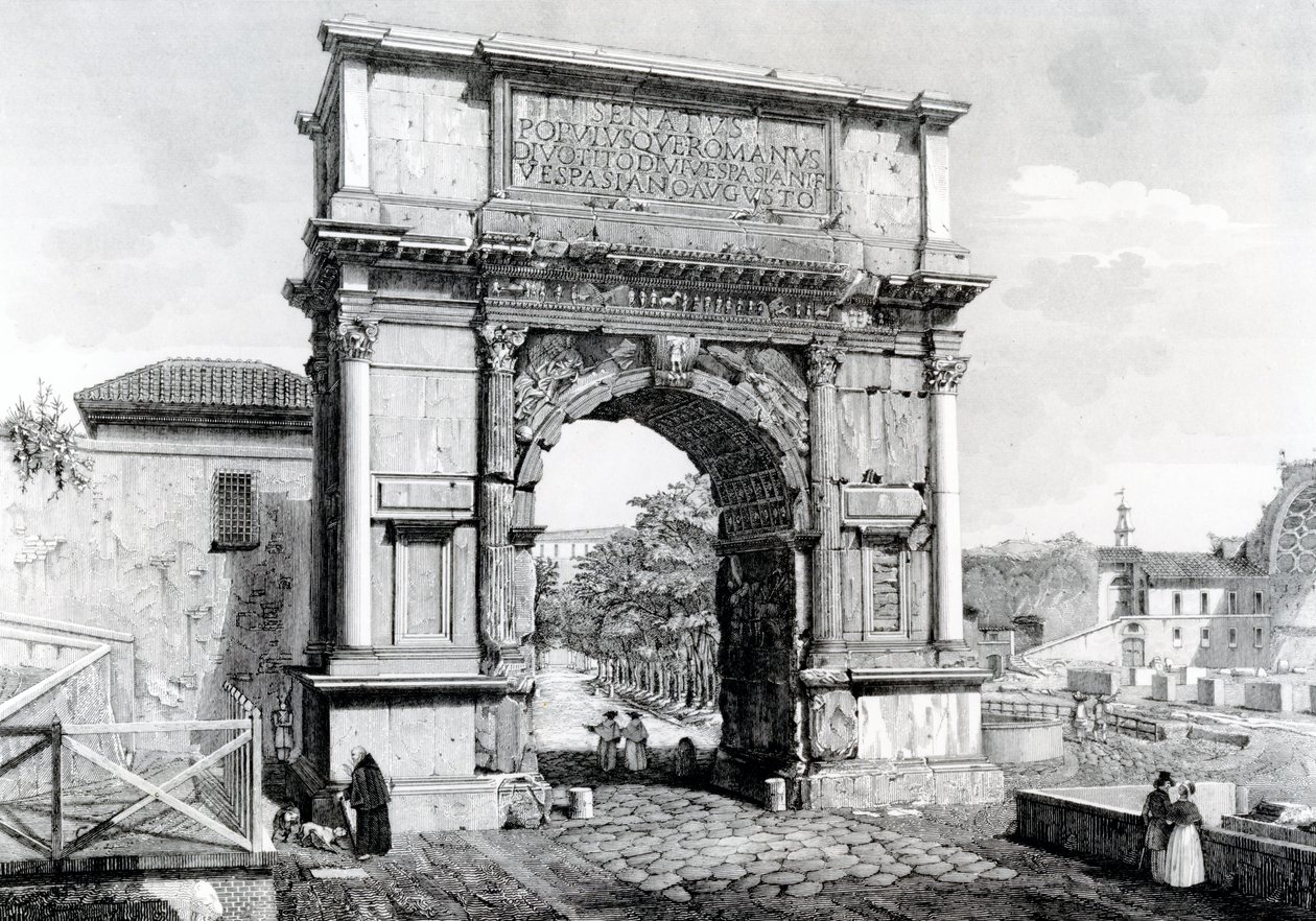 Arch of Titus, part of a series of 
