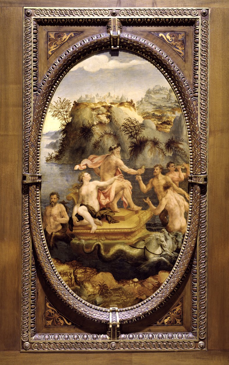 Neptune and Amphitrite, 1572 by Carlo Portelli