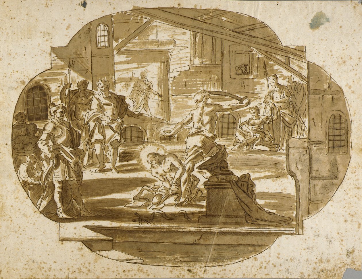 Drawing by Carlo Amalfi