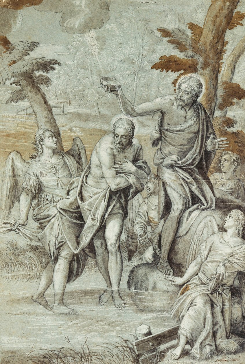 The Baptism of Christ by Carlo Caliari