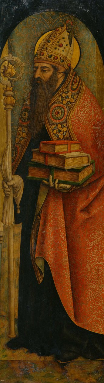 Saint Augustine by Carlo Crivelli