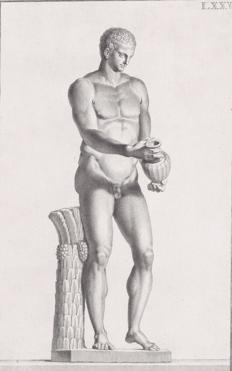 Statue of a Male Athlete by Carlo Gregori