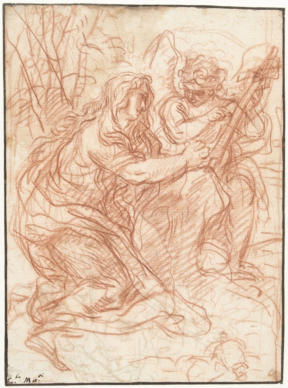 Mary Magdalene Adoring the Cross by Carlo Maratta