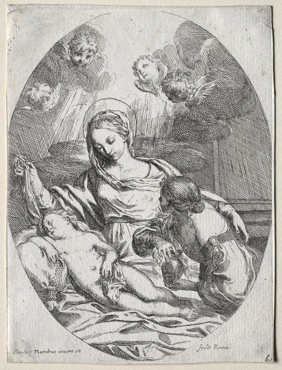 Madonna and Child with the Magdalen by Carlo Maratti