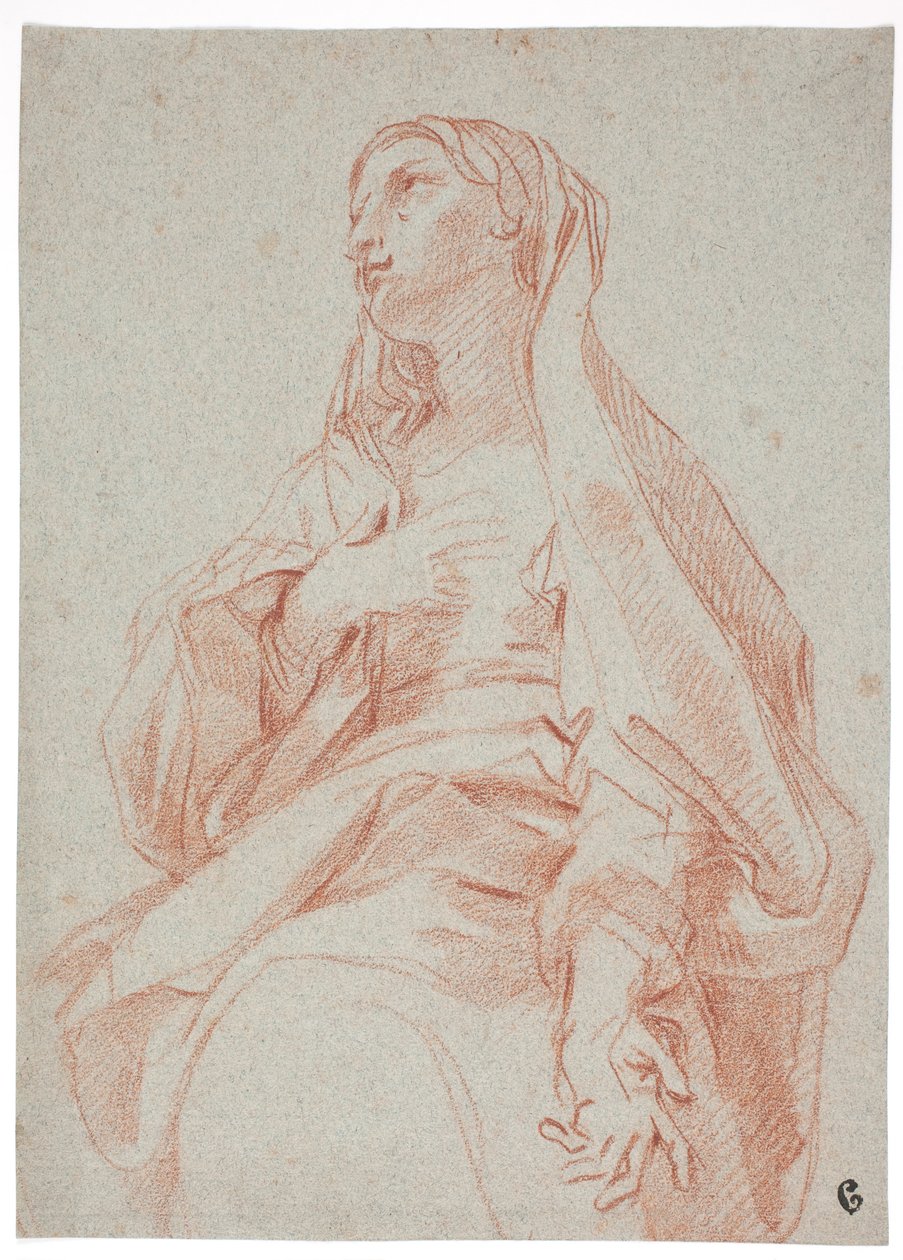The Madonna Making a Gesture of Intercession by Carlo Maratti
