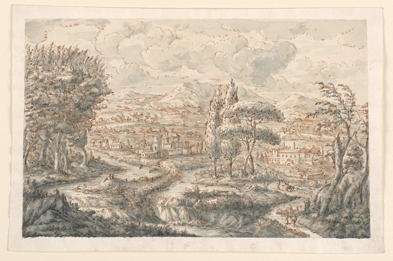 A Valley, 1750–70 by Carlo Marchionni