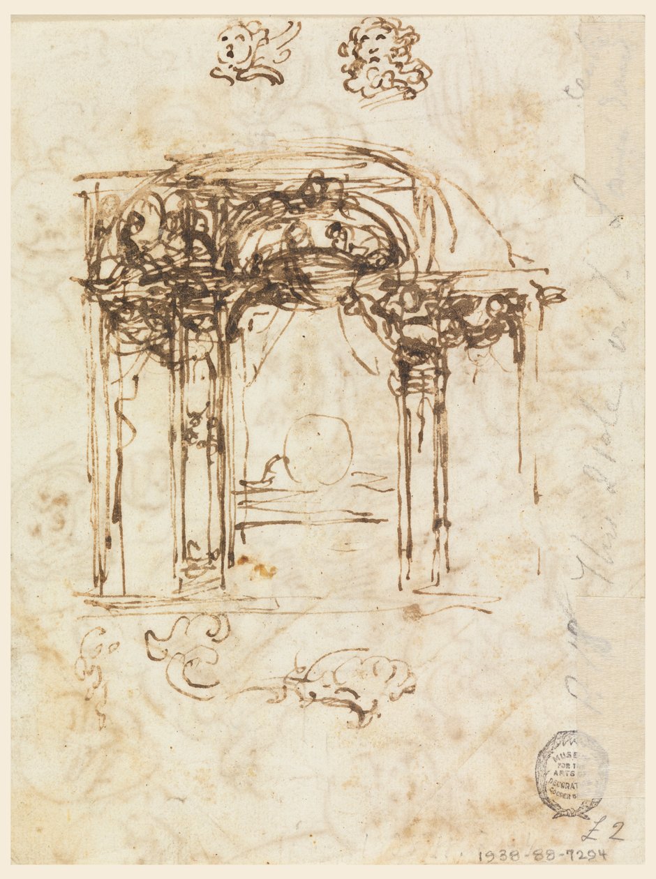 Studies of Heads by Carlo Marchionni
