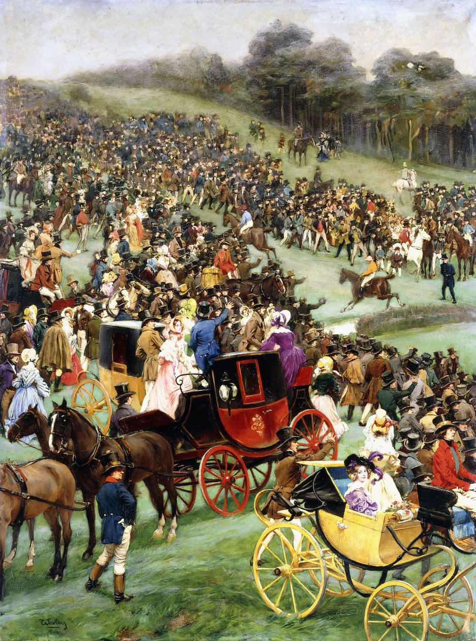 The Steeplechase by Carlo Wostry