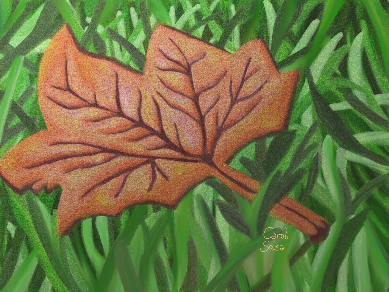Autumn Leaf by Carol Sousa Cuello