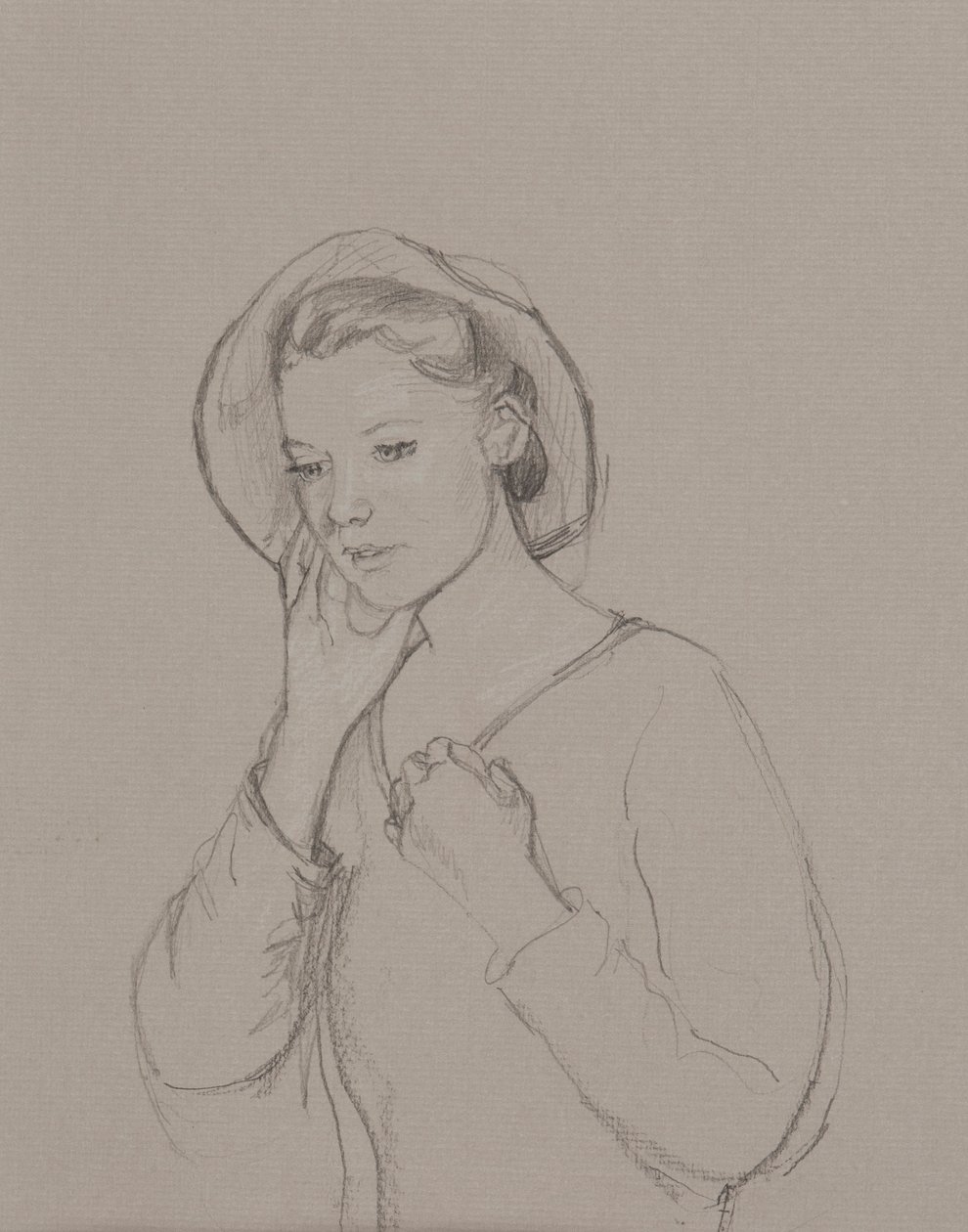 Study for Elizabeth Bennet, 2011 by Caroline Hervey Bathurst