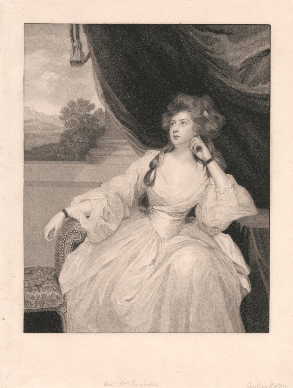 Hon. Mrs. Stanhope as 