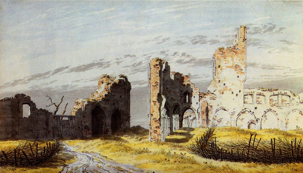 The Ruins of Eldena Monastery by Caspar David Friedrich
