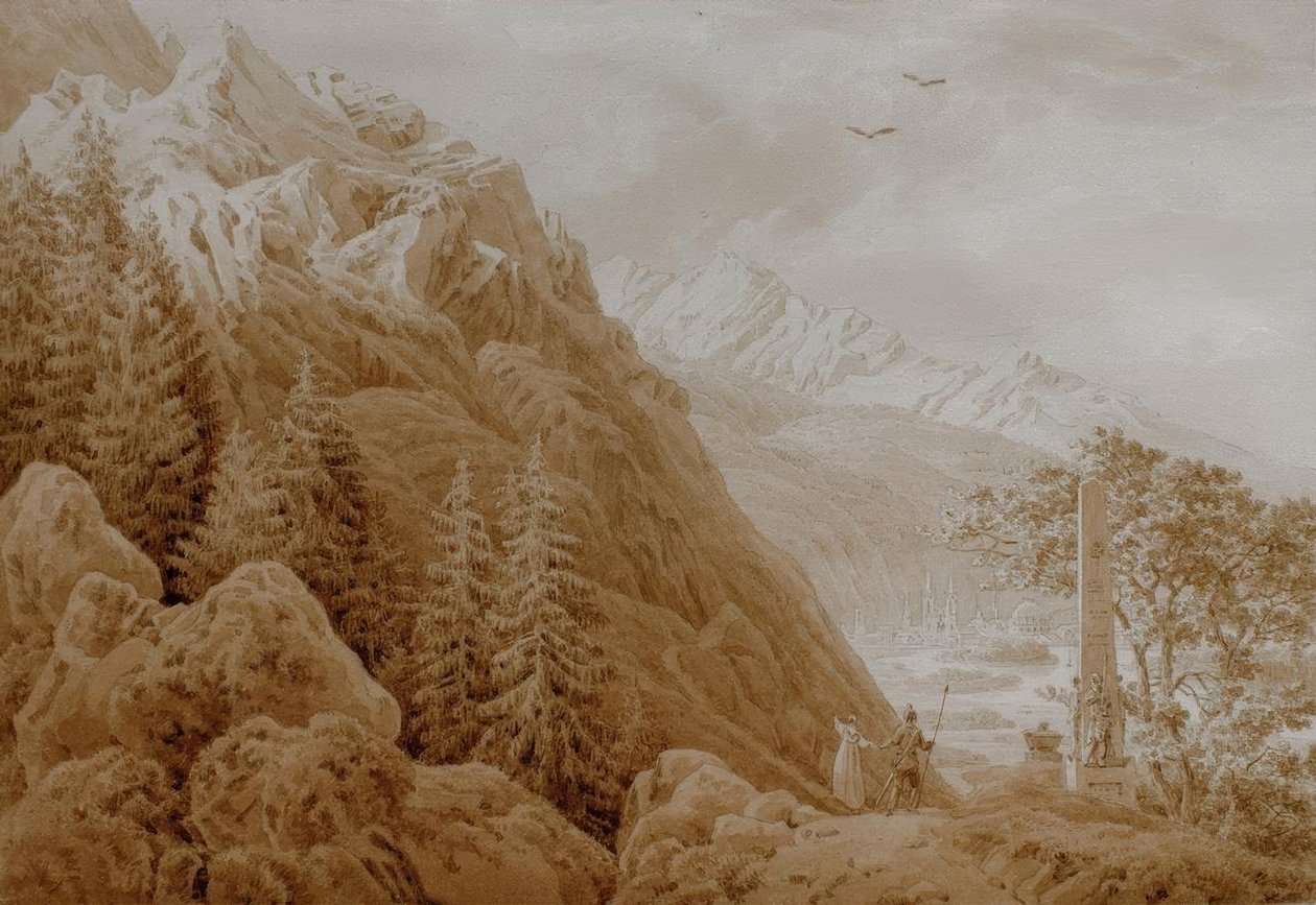 The Autumn by Caspar David Friedrich