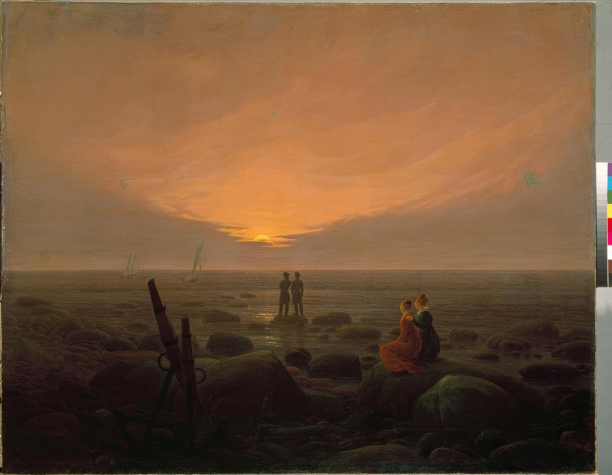 Moonrise by the Sea by Caspar David Friedrich