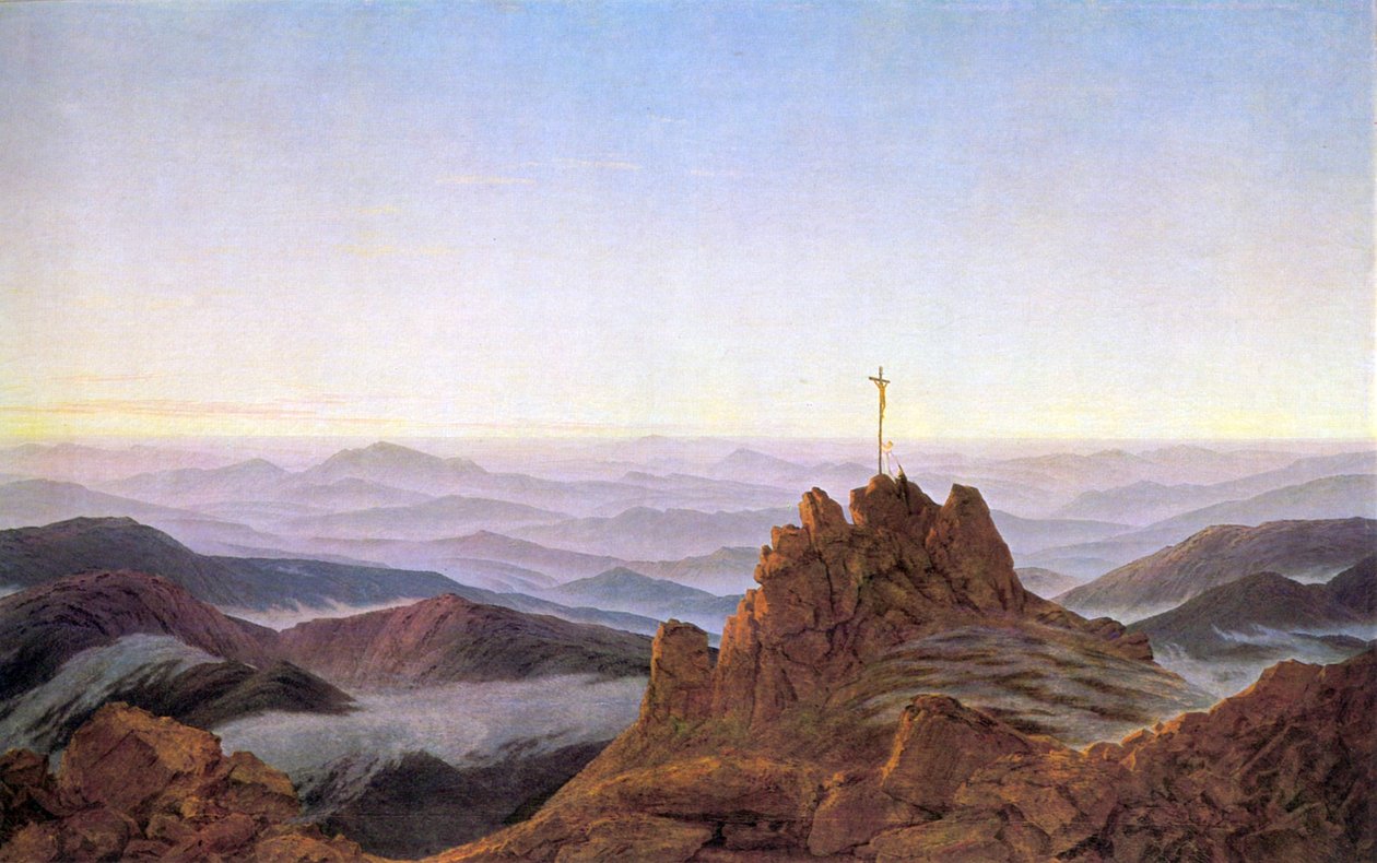 Morning in the Giant Mountains by Caspar David Friedrich