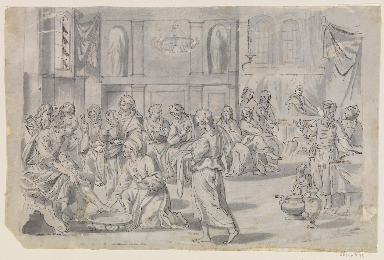 The Washing of the Feet of Apostle Peter by Caspar Menneler