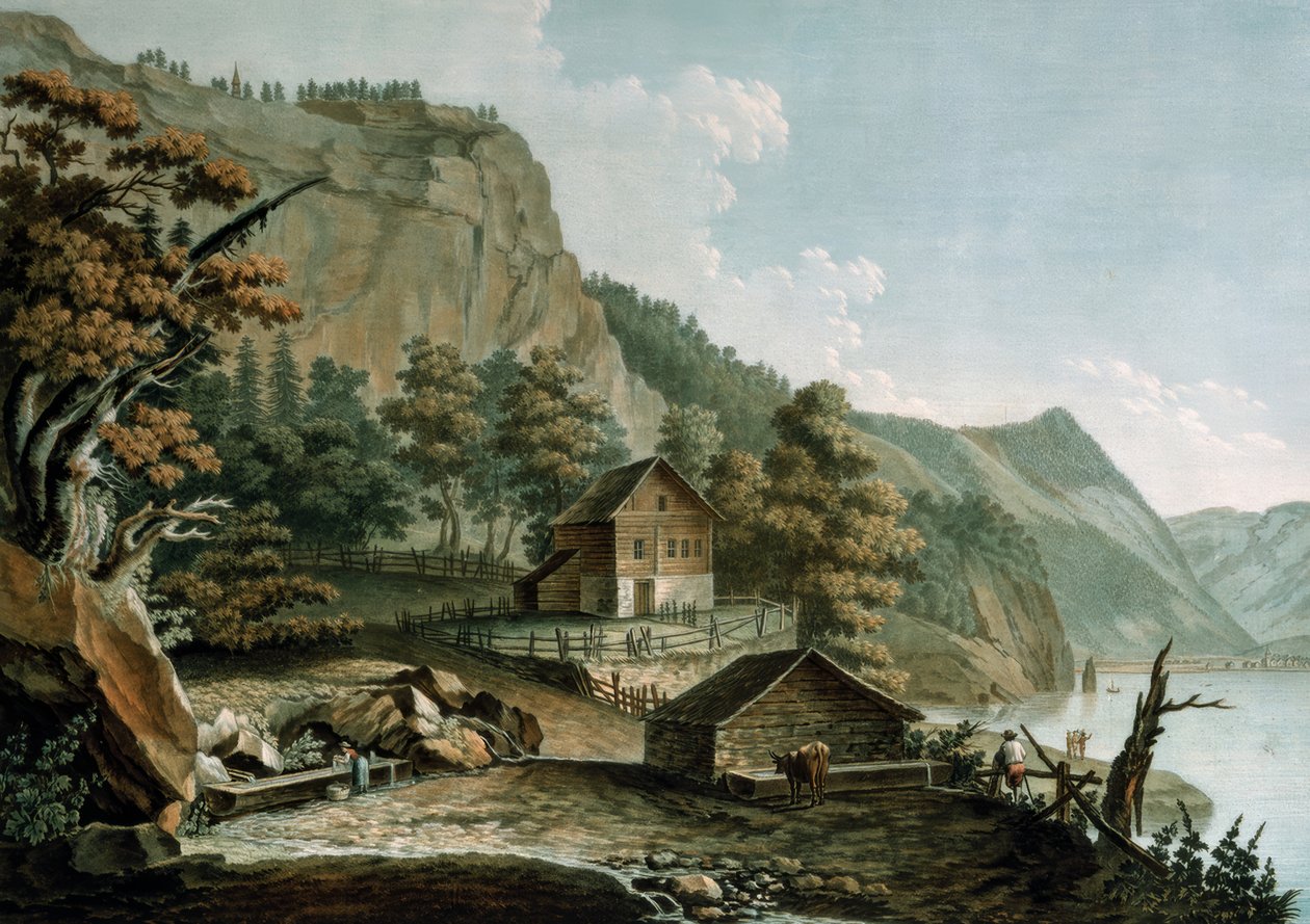 View of the Rütli Meadow by Caspar Wolf