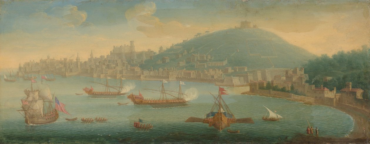 View of Naples by Caspar van Wittel (circle of)