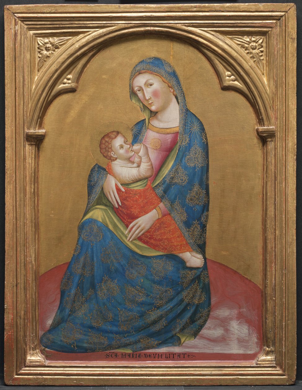 Madonna of Humility by Caterino Veneziano