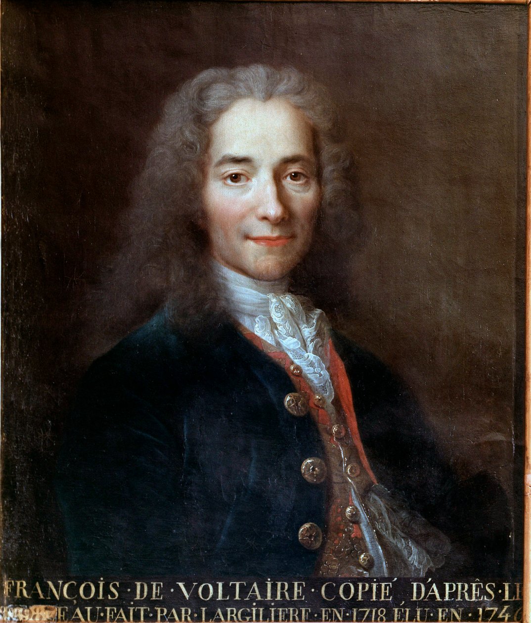 Portrait of Voltaire by Catherine Lusurier
