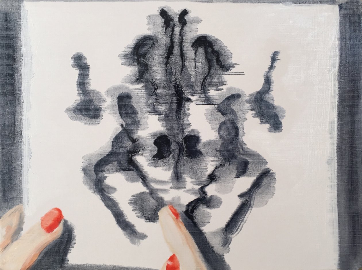 Rorschach Drawing, 2017 by Cathy Lomax