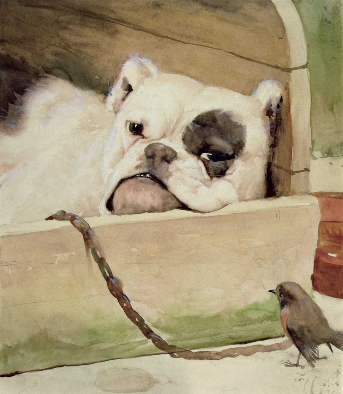 Bulldog by Cecil Charles Windsor Aldin