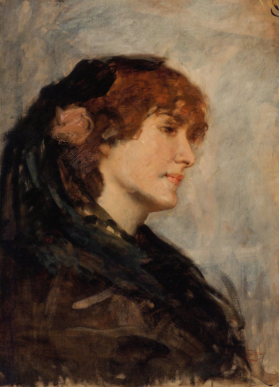 Red-Haired Venetian Lady by Cecil van Haanen