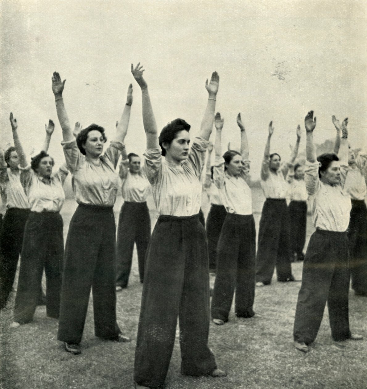 Physical Training at a Recruits Depot by Cecil Beaton