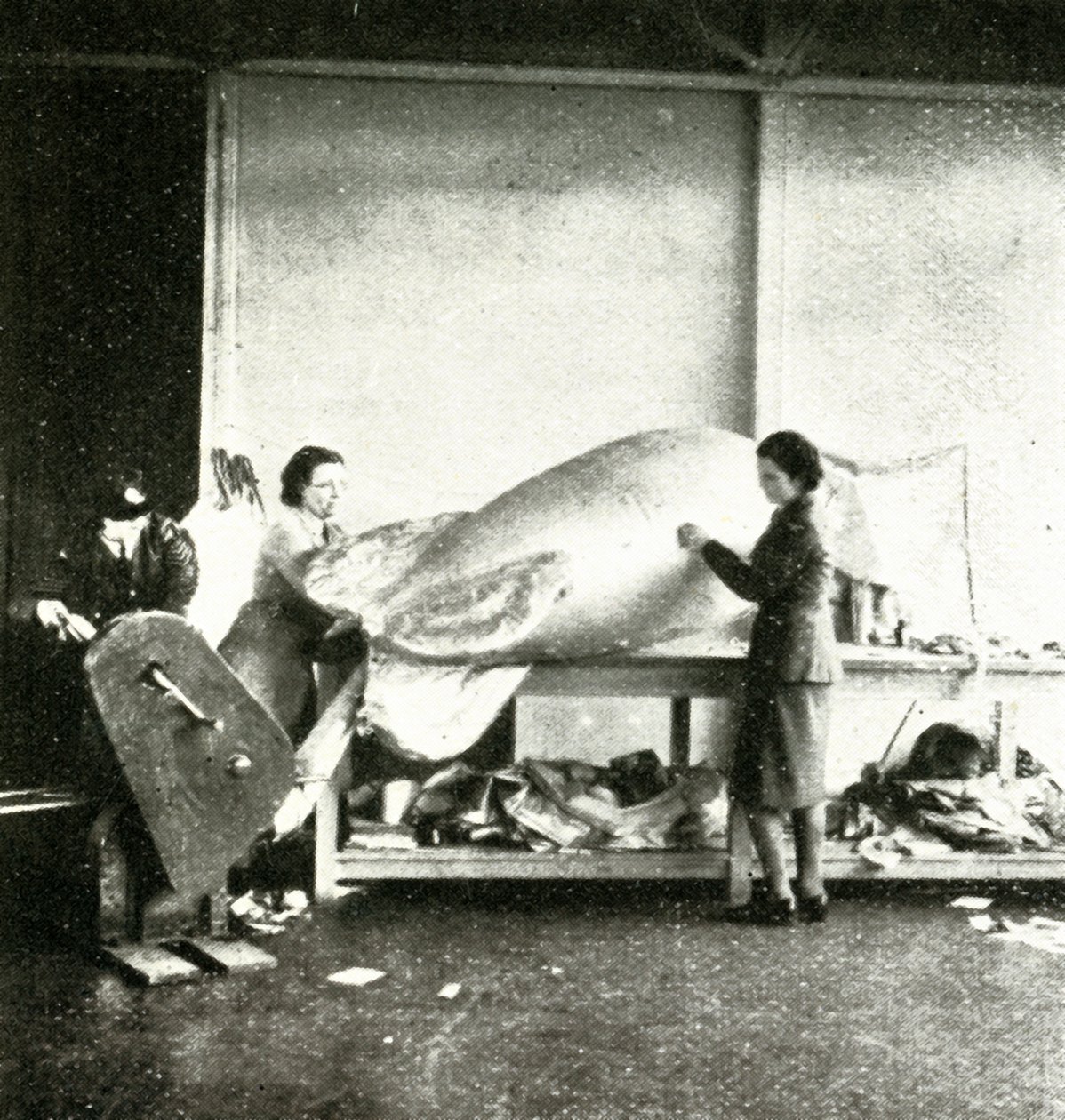 Repairing Barrage Balloons by Cecil Beaton