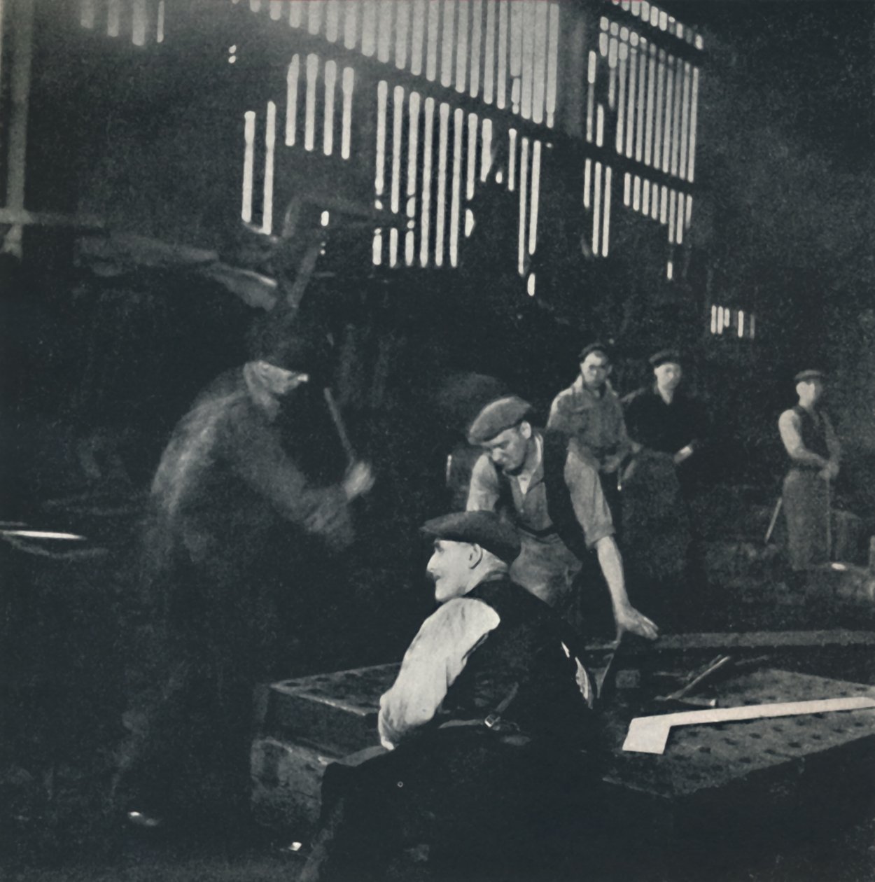 Shipbuilding scene, 1941 by Cecil Beaton