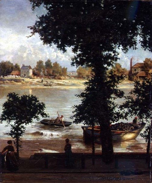 Chelsea Embankment by Cecil Gordon Lawson