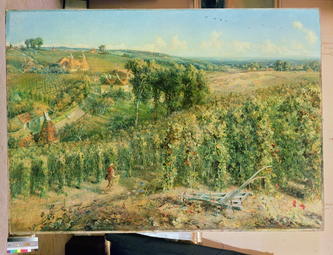 The Hop Garden by Cecil Gordon Lawson