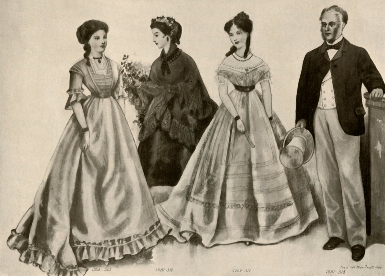 Clothing from 1860-1870 by Cecil W. Trout