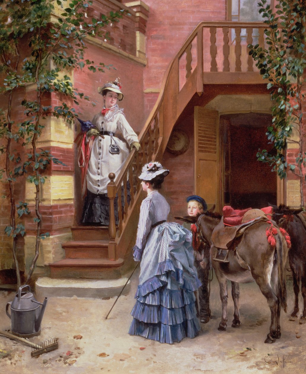 A Day in the Country by Cecille Berthe Lafosse