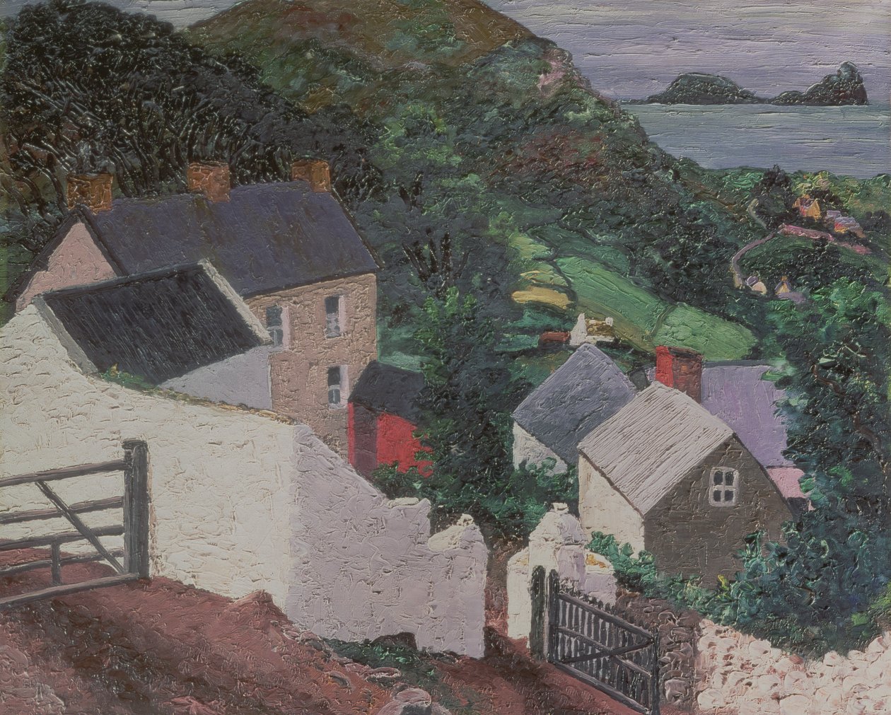 Worms Head: Gower Peninsula by Cedric Morris
