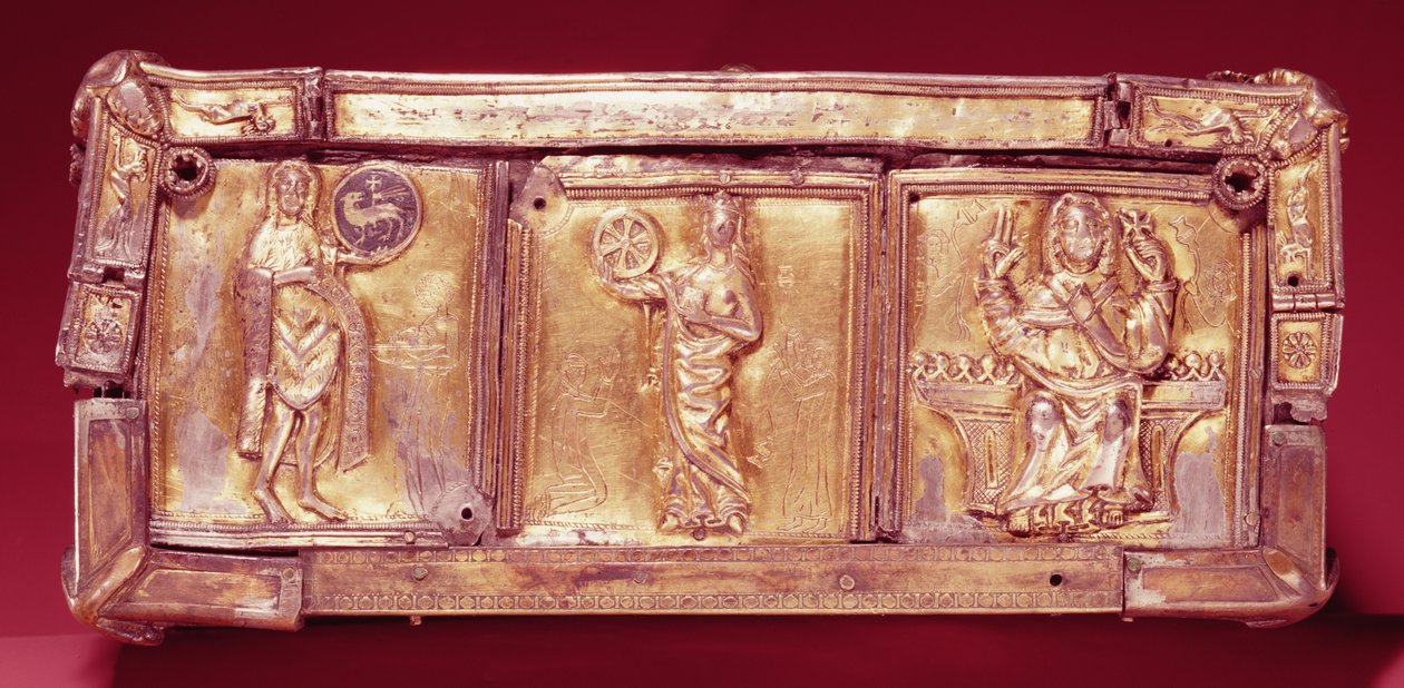 Side Panel of the Domnach Airgid Book Shrine by Celtic