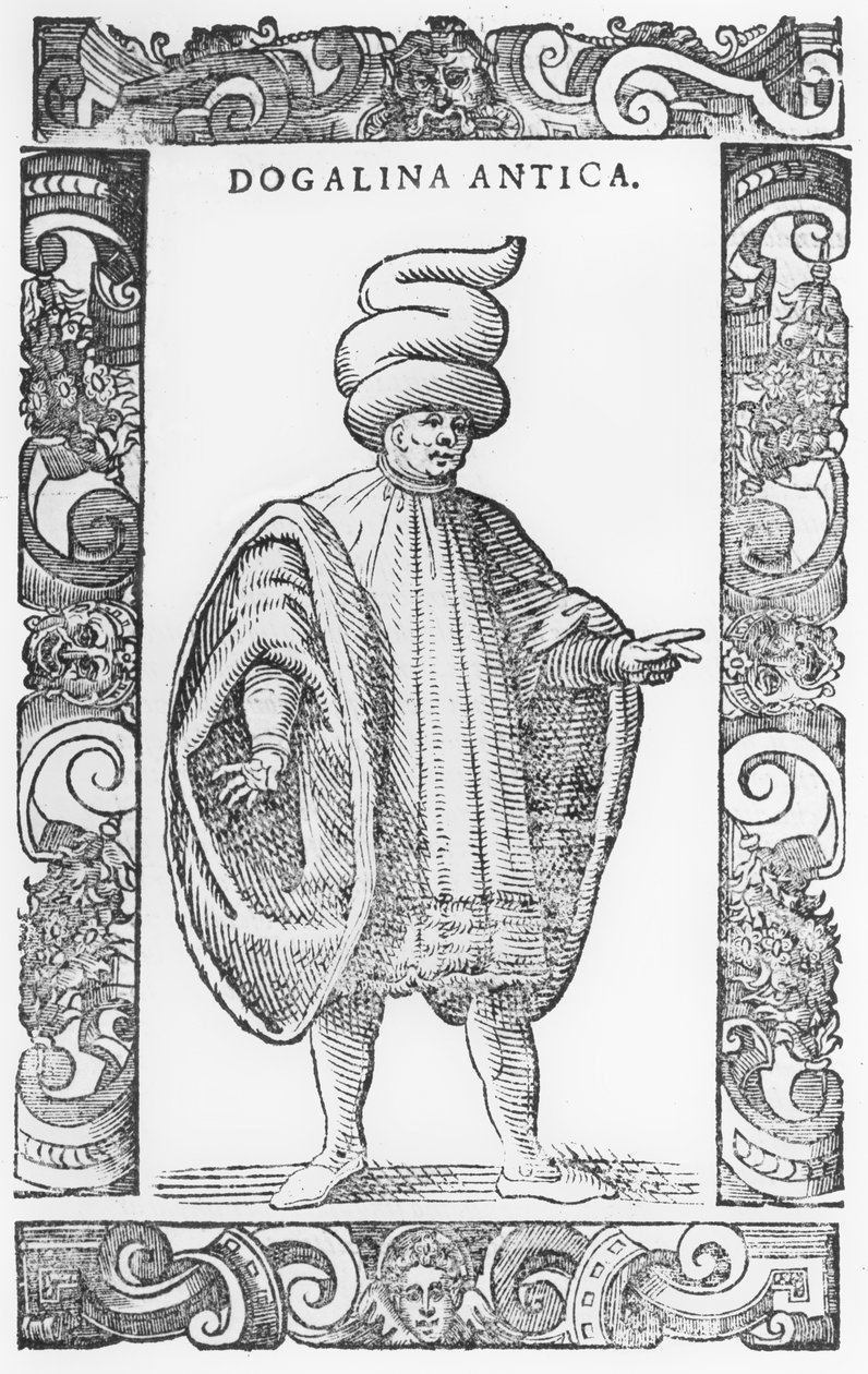 Man Wearing Dogalina, 1590 by Cesare Vecellio