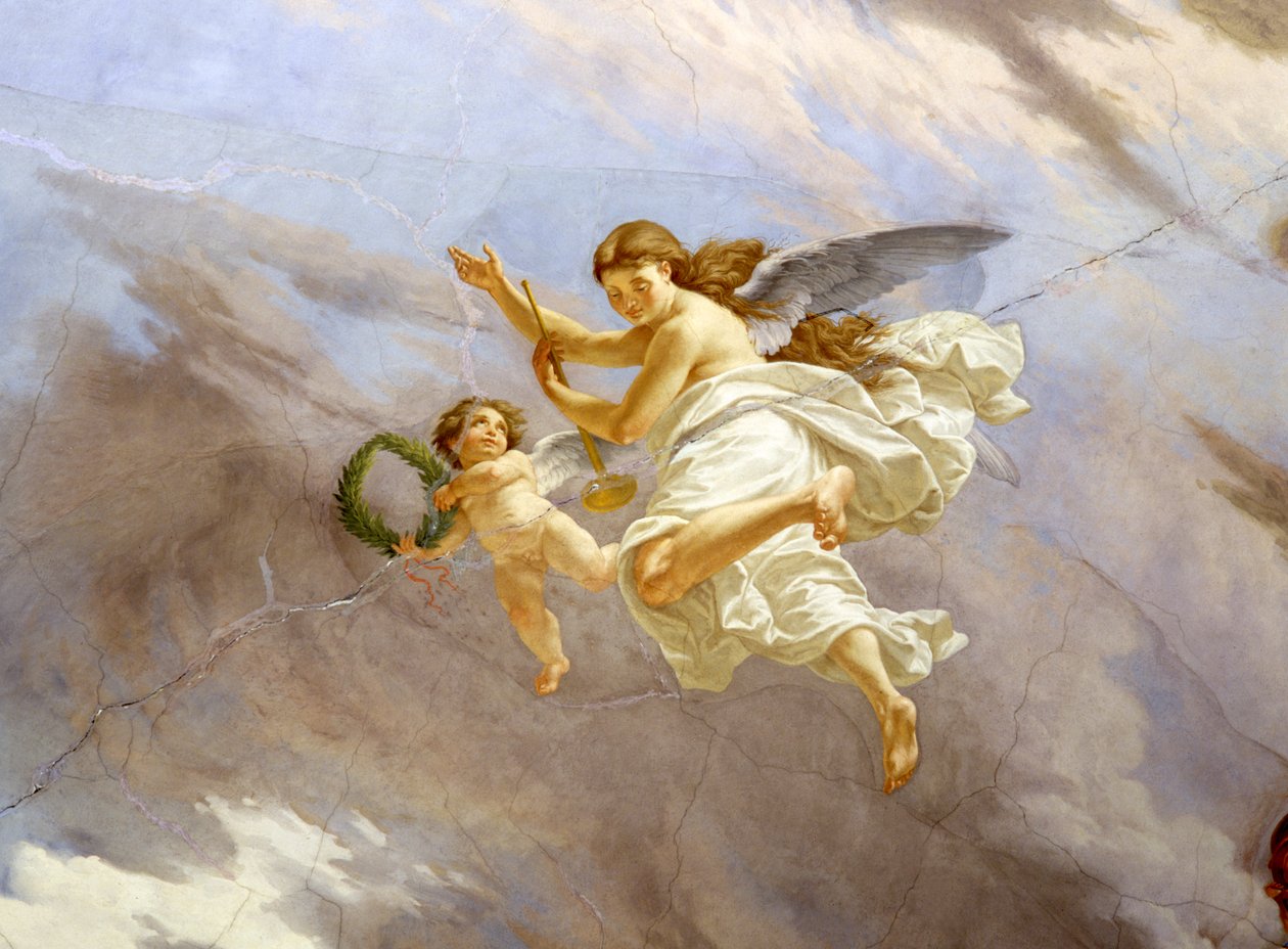 Detail of the Ceiling (detail) by Cesare Mariani