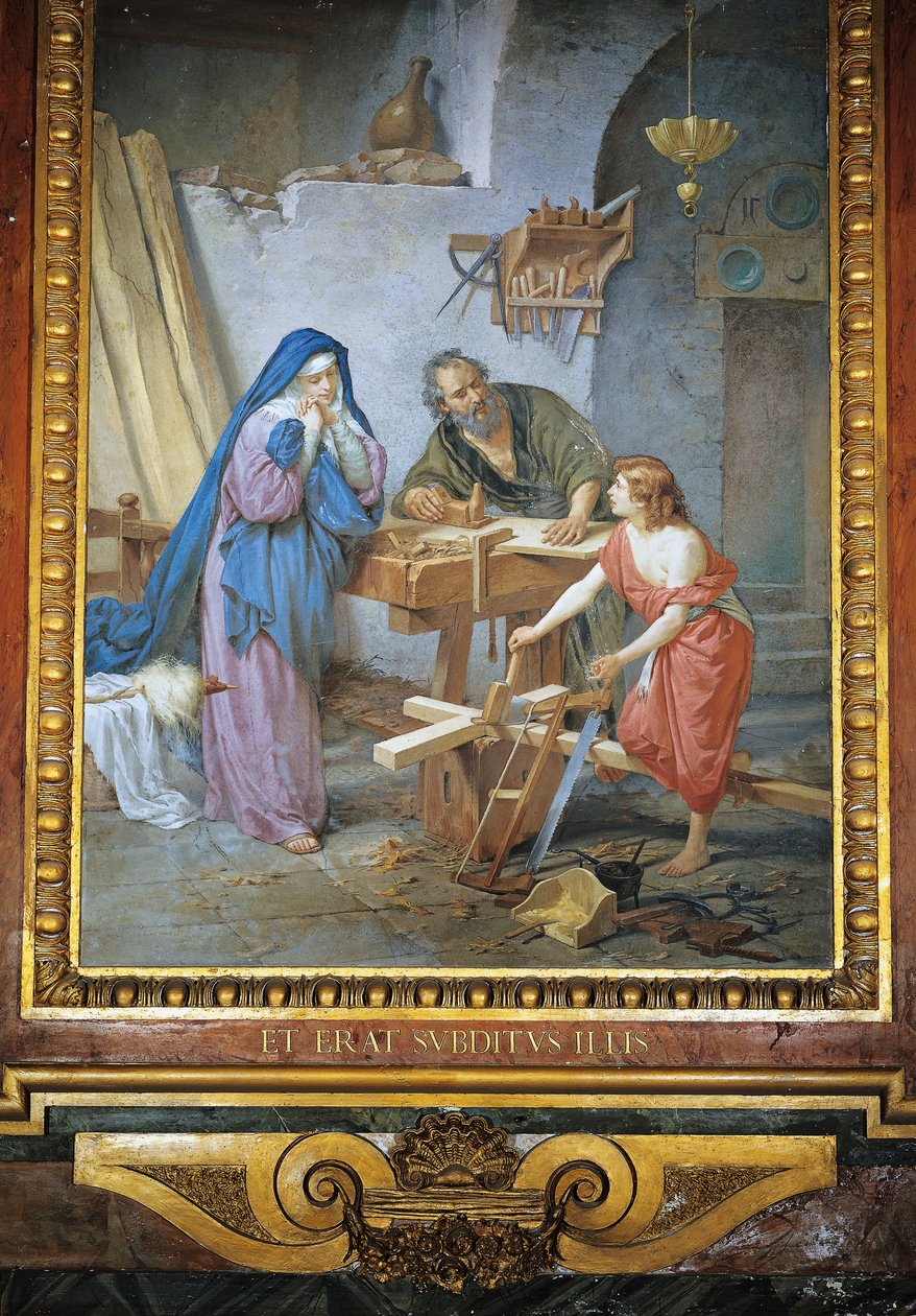 Holy Family of Nazareth by Cesare Mariani