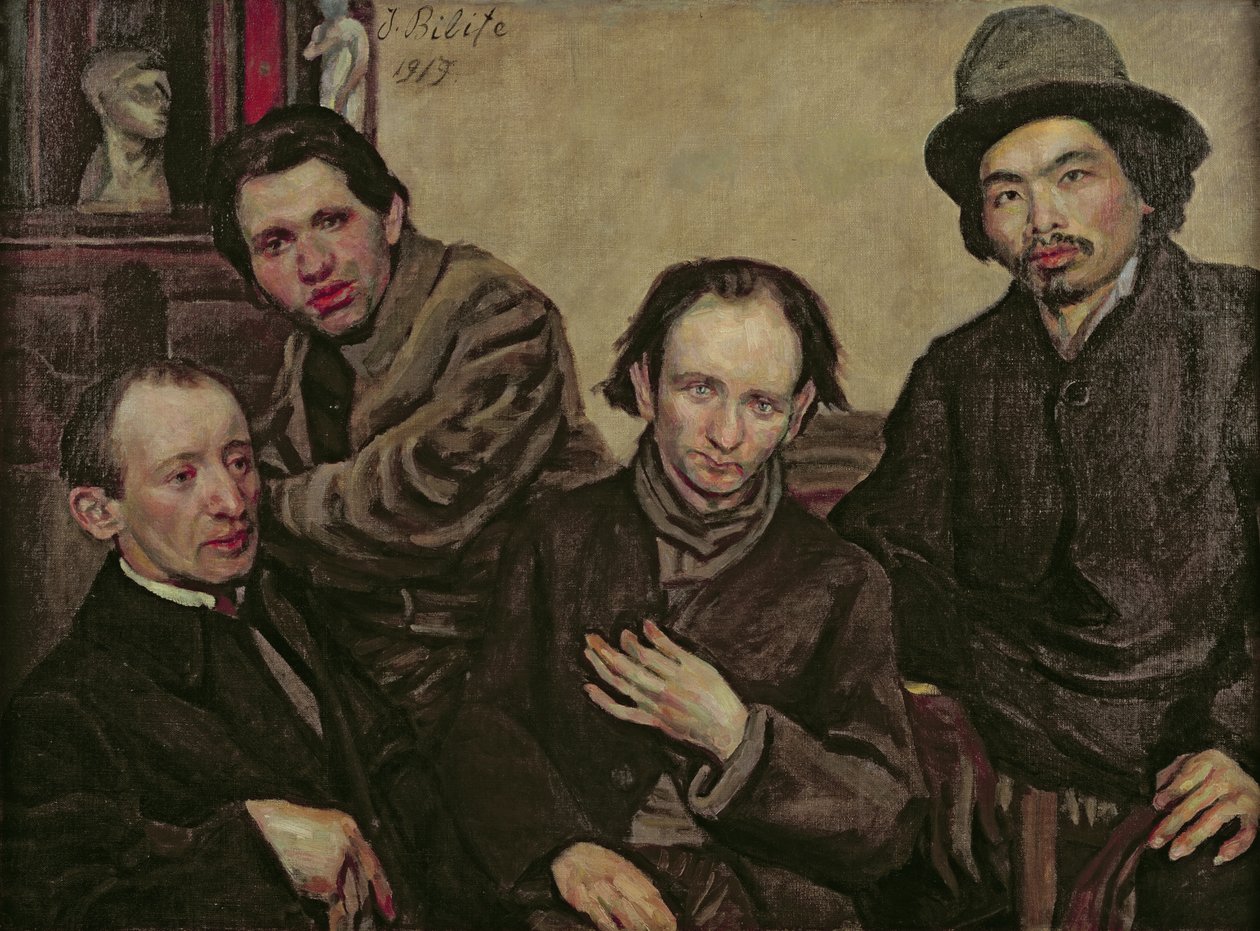 Meeting of the Painters by Chaim Soutine