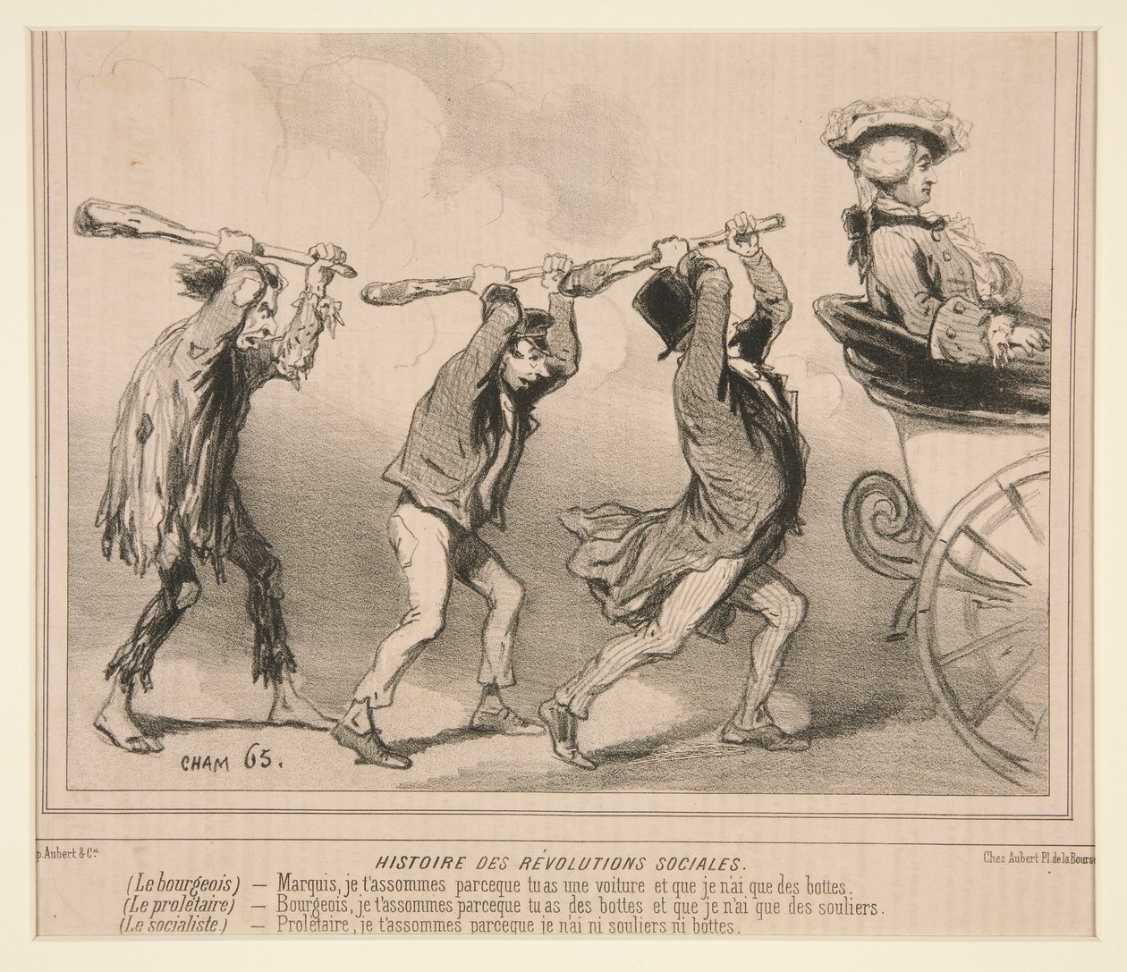 History of Social Revolutions, from Le Charivari by Cham