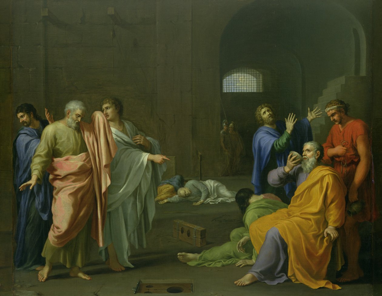 The Death of Socrates by Charles Alphonse Dufresnoy